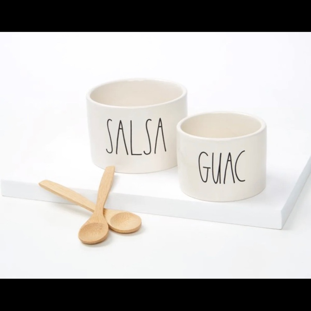 Rae Dunn Salsa and Guac Bowls